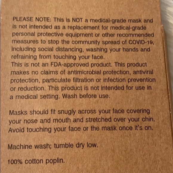 New without tags Face Mask - Picture 4 of 5